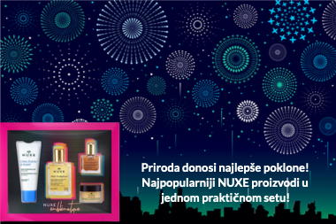 Izbor najpopularnijih Nuxe proizvoda u novogodišnjem setu!