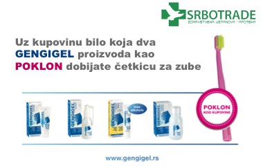 Gengigel akcija - poklon četkica za zube